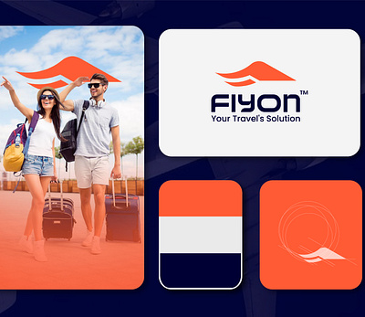 Travel agency logo & branding design agency agency logo brand identity branding branding design flyon flyon logo logo logo design logo pregentation travel travel agency logo travel icon typography