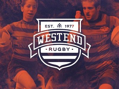 West End Rugby Club Brand 2022 branding design graphic graphic design logo rugby typography vector