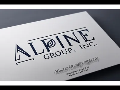 Alpine Group Logo Design Samples. alpine articon design agency logo design logo samples