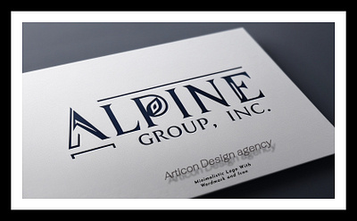 Alpine Group Logo Design Samples. alpine articon design agency logo design logo samples