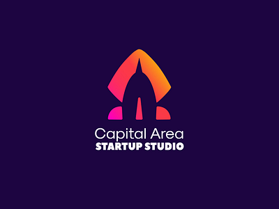 Capital Area Startup Studio Logo capital lansing logo rocket startup