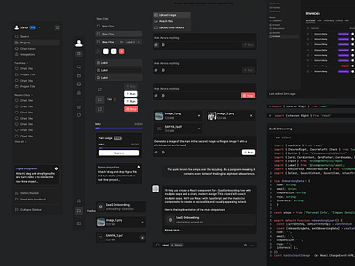 Aurora AI Design System [Excerpt] ai ai chatbot chatbot components design system sanya system ui