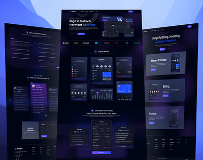 𝗙𝗶𝗻𝘁𝗲𝗰𝗵 𝗖𝗥𝗠 𝗦𝗮𝗮𝗦 𝗪𝗲𝗯𝘀𝗶𝘁𝗲 𝗟𝗮𝗻𝗱𝗶𝗻𝗴 UI banking website crm dark mode website design trends figma ui ux fintech glassmorphism landing page ui modern design nafisa t disha nafisa tarannum disha saas saas landing page trending web design ui ui ux design ux web design website design website ui