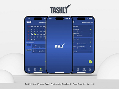 Taskly - Simple Task Management Apps mobile apps productivity app task management to do list app ui