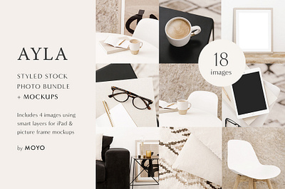 Ayla - Stock Photo & Mockup Bundle black boho bracelets brown bundle bundles business candles chair coffee collection cup cushions desk desktop drink ethnic fashion frame mockup bundle