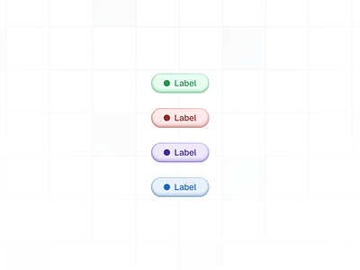 Pill Components badge branding component dashboard design designsystem pills product design saas typography ui ux