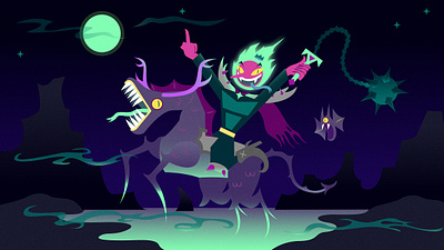 Evil Adventure design graphic design illustration