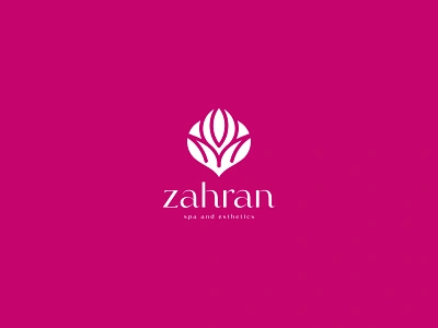 Zahran spa logo/ Spa and aesthetics logo aesthetics boutique brand identity branding business logo company logo design icon logo logo design logos luxury spa