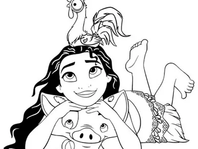 39 Moana Coloring Pages (Free PDF Printables)