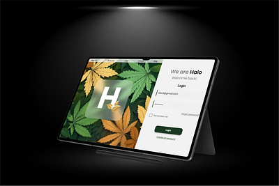 Minimalist Plant-Inspired Login Page Design - Figma branding design figma login login page ui ui design ux