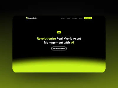 Supachain - Web3 Landing Page bitcoin design graphic design illustration landing page product design web design web3 webflow