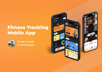 A Modern Fitness App Design - Track, Plan, Achieve. branding design ui figma fitness mobile app modern app tracking app ux ui web design