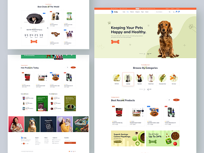 Pet Shop animals cachorro catlife catstagram dog doglover dogs dogsofinstagram figma food landingpage pet petfood petlovers petshop product design puppies puppy reptiles web redesign