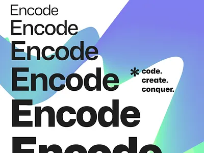 Encode - Poster for a Coding Event. branding graphic design poster posterdesign