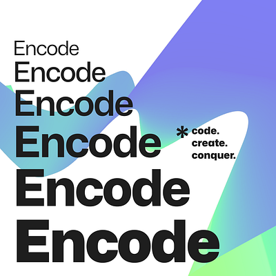 Encode - Poster for a Coding Event. branding graphic design poster posterdesign