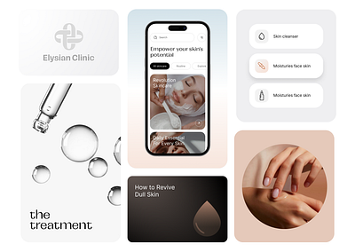 Elysian Clinic design graphic design illustration ui ux