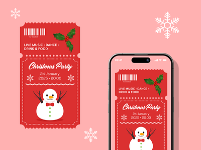 Event Ticket Designs for Apple Wallet app design app development apple wallet branding christmas party digital tickets graphic design illustration invitation ios iphone mac minimal mobile app online ticket ticket app ui ux watch xmas holiday