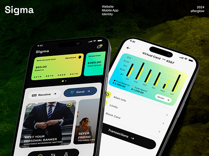Sigma - Mobile UI/UX for Fintech Company