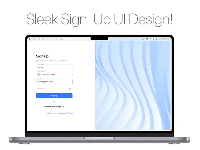 Sign Up/Sign In Page clean minimal moden registration saas saas design sign in sign up signin signup user interface