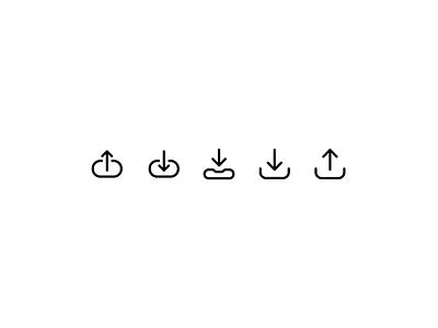 Upload and Download icons animation download icon icondesign iconography iconpack icons iconset upload