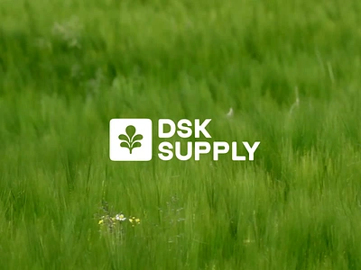 DSK SUPPLY: Branding, Logo, Website for AgriTech Drones agritech animation b2b brand branding design field graphic design grass green guidelines logo mockup naming white