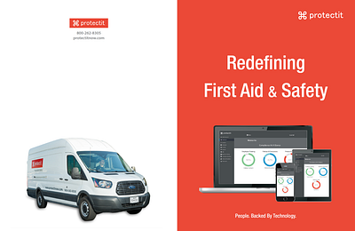 Protectit - Redefining First Aid & Safety Brochure Design branding brochure design creativity visual design