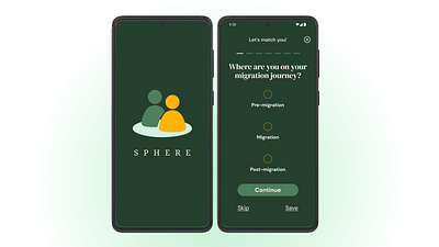 Sphere branding logo messaging app messaging platform migration product design ui user experience user interface user research