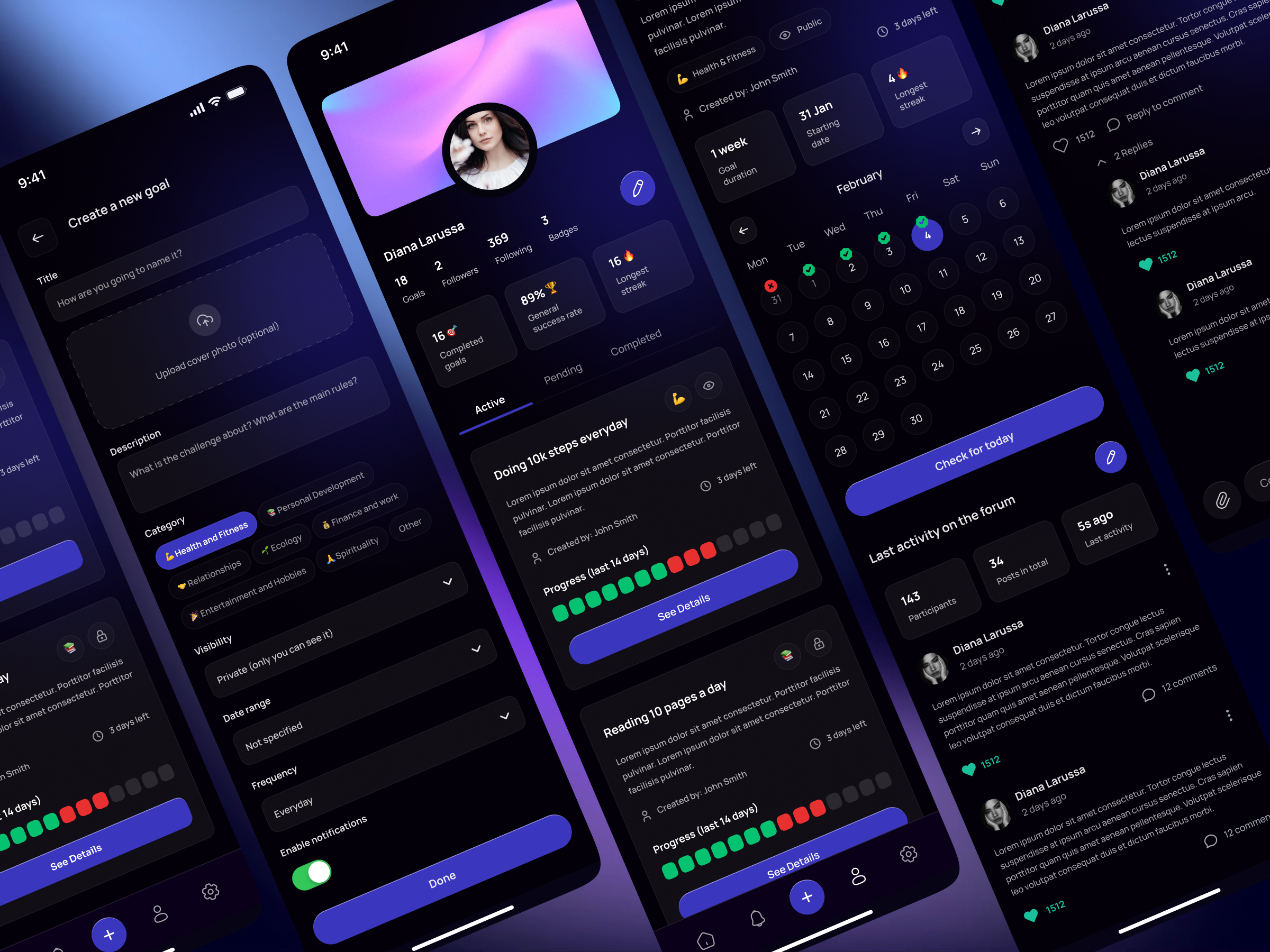 Example of Full Mobile App Design/Redesign