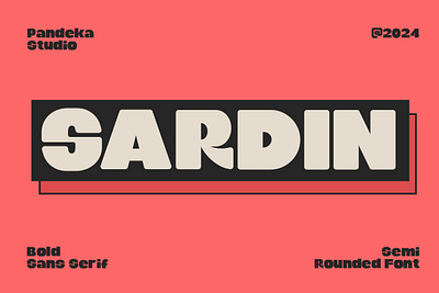 Sardin - Rounded Bold Font comic