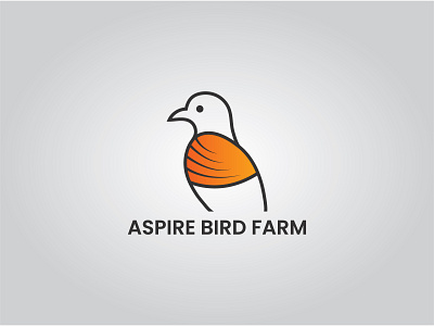 Aspire Bird Farm Logo aspire bird farm logo logo line