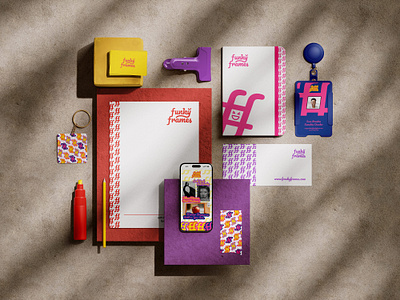 Funky Frames - Visual Identity branding graphic design logo