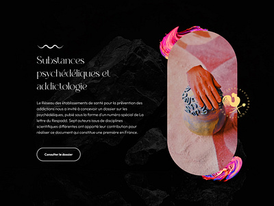 🍄 Société Psychédélique Française design graphic design psychedelics ui webdesign