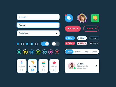 🍼 Nounou Top design design system ui ui kit webdesign