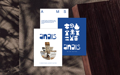 Anais Milos Suites - Brand Posters brandidentity branding design graphic design logo logotype mockups poster