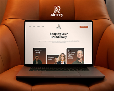 Storry® Re-Brand — Logo, Identity & Website brand guide brand guidelines brand identity branding brandmark logo logomark style guide ui