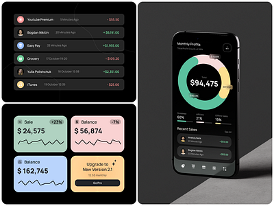 Finance App Design analytics data visualisation digital bank digital wallet figma finance finance app fintech fintech app graph mobile finance money transfer payment app payment system product design saas statistic app statistics