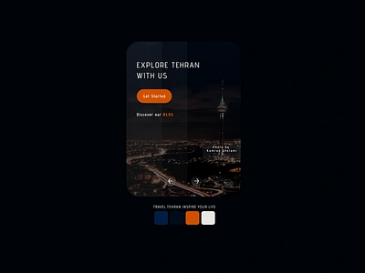 Explore Tehran App UI Design app branding design figma graphic design illustration logo mobile product design ui ui design