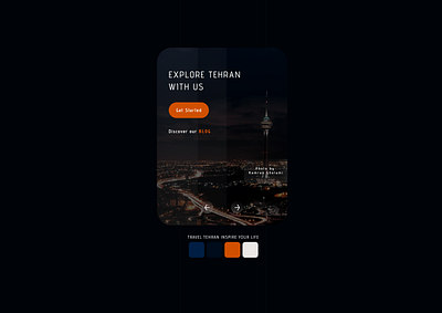 Explore Tehran App UI Design app branding design figma graphic design illustration logo mobile product design ui ui design