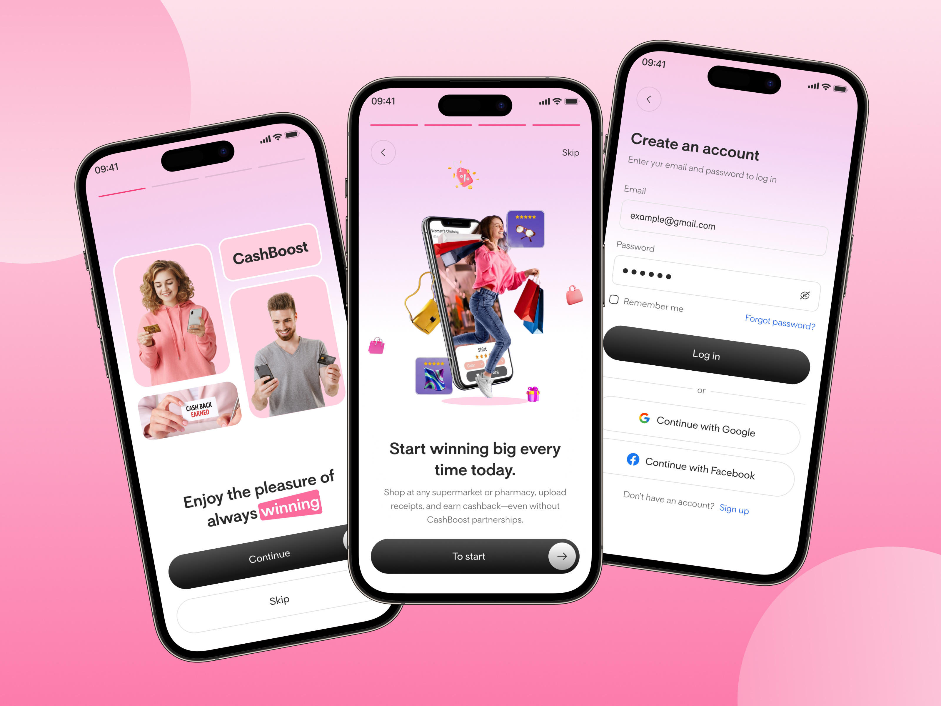 Example of Cashback Mobile App   Design