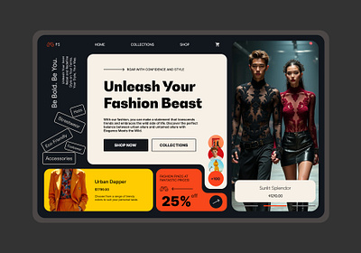 Fashion - shop design fashion shop ui