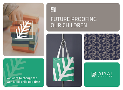 AJYAL Capital branding graphic design logo