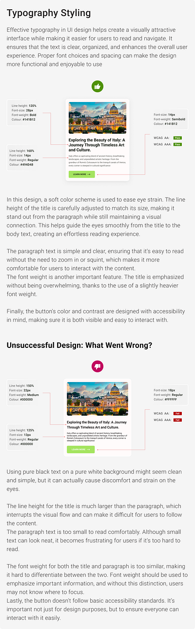 Typography Styling design graphic design typography ui ux vector