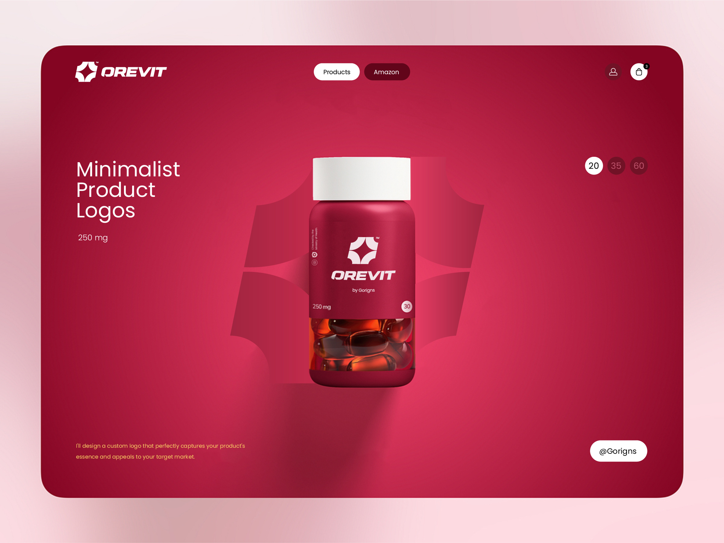 Example of Custom Product Logo Design For Business