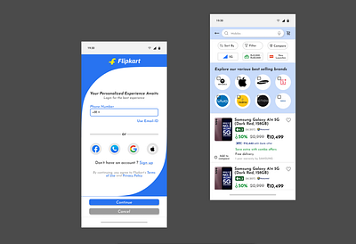 Flipkart - Redesign branding figma flipkart redesign ui