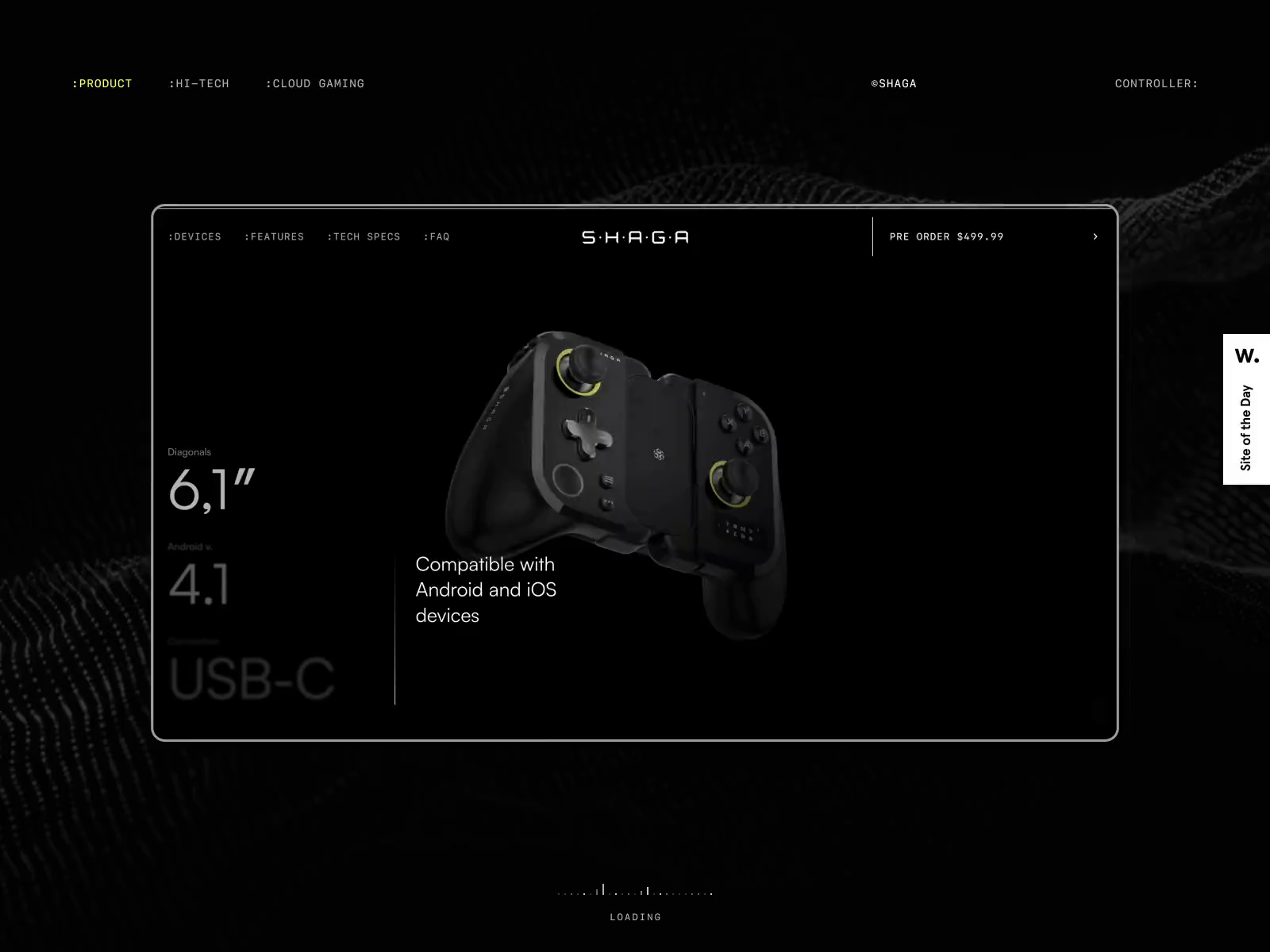 Example of Website Design & Development