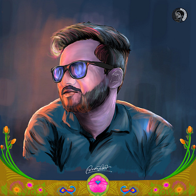 Rickshaw Painted Cinema Banner Portrait art station of saikat bangladeshi bangladeshi artist bangladeshi design bangladeshi folk art bangladeshi rickshaw painting design digital illustration digitalart folkart graphic design illustration portrait rickshaw art rickshaw art bangladesh rickshaw painting traditional art vector