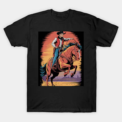 wild west t-shirt graphic design tshirt