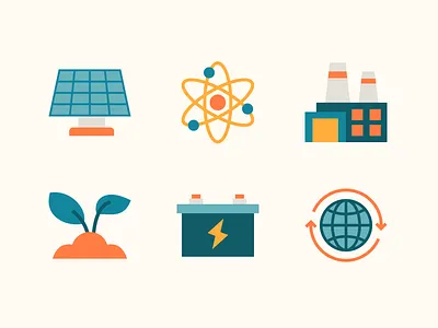 Environmental Energy Illustration 🌍⚡🌱 gas