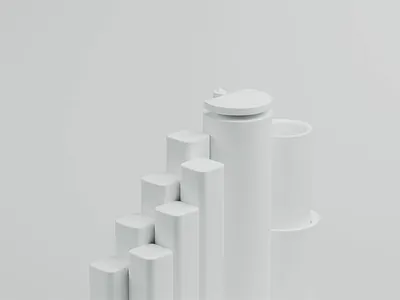 Xmas Throwback 3d 3d animation blender blender3d illustration isometric isometric illustration