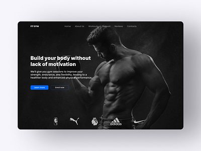 Website Design Concept design designer fitnesswebsite gymwebsite ui uidesign uidesigner ux uxdesigner webdesign webdesigner websites